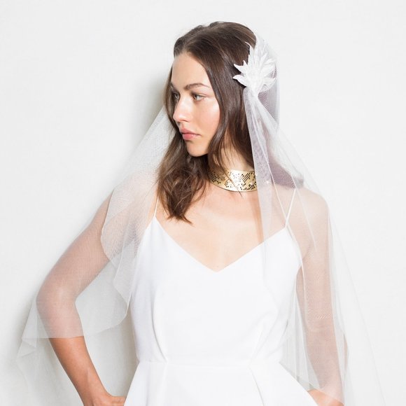 Jannie Baltzer Handmade Veil - never worn! main image 4